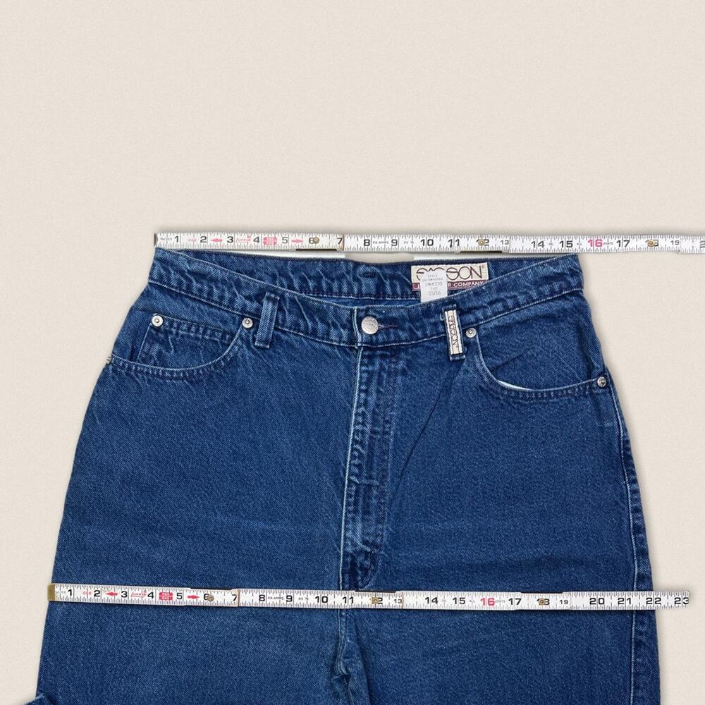 Vintage Sasson Mom Jeans High Waisted Rise - Size 31 x 26 PETITE SHORT - Picture 3 of 4